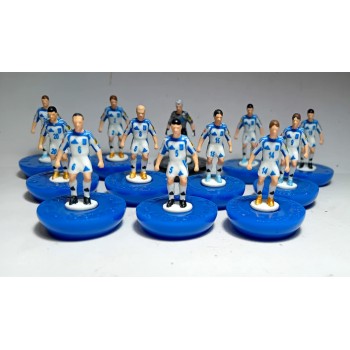 Subbuteo Andrew Table Soccer Greece European Cup Winners 2004 on classic Hasbro bases